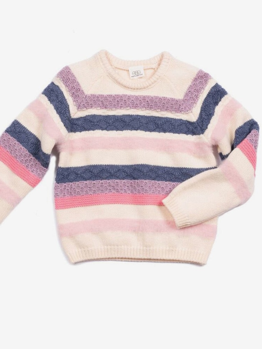 Egg New York Girls Ellie Striped Sweater
